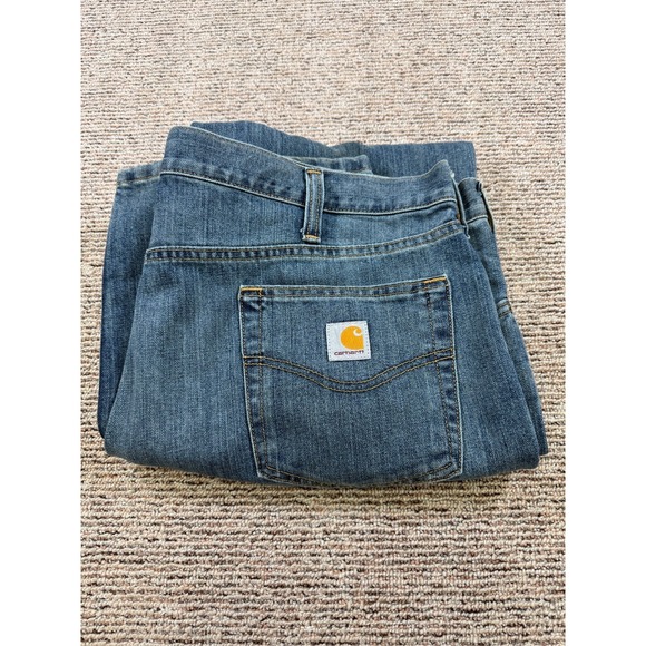 Carhartt Holter Relaxed Fit Denim Blue Jeans 101483-980 Men's size 42x32 - Picture 1 of 10